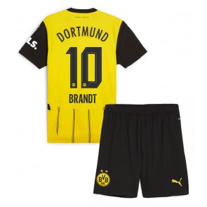 Borussia Dortmund Julian Brandt #10 Hemmakläder Barn 2024-25 Kortärmad (+ Korta byxor)